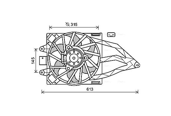 Koelventilator FT7565 Ava Quality Cooling