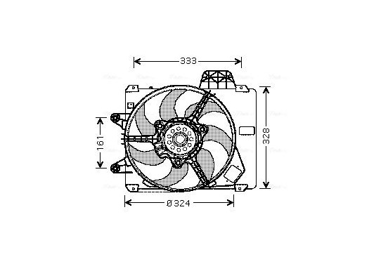 Koelventilator FT7286 Ava Quality Cooling