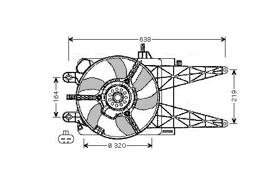 Koelventilator FT7507 Ava Quality Cooling