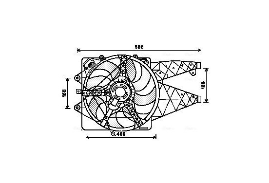 Koelventilator AL7514 Ava Quality Cooling