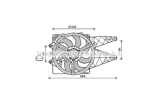 Koelventilator FT7603 Ava Quality Cooling