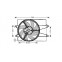 KOELVENTILATOR  COMPLEET 1.2,1.4,1.4TDCi    zonder AIRCO 1805746 International Radiators, voorbeeld 2
