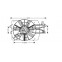 KOELVENTILATOR  COMPLEET 1.8D               zonder AIRCO 1855746 International Radiators
