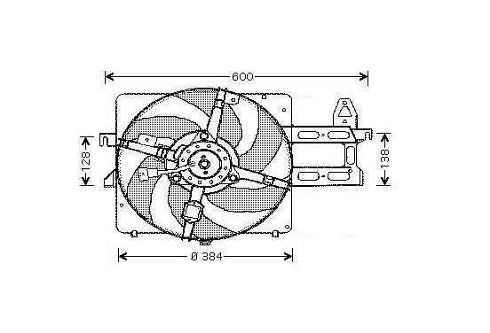 Koelventilator FD7534 Ava Quality Cooling