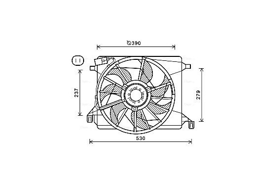 Koelventilator FD7560 Ava Quality Cooling