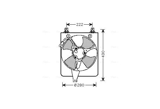 Koelventilator HD7529 Ava Quality Cooling