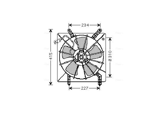 Koelventilator HD7510 Ava Quality Cooling