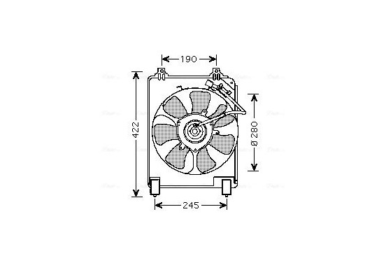 Koelventilator HD7526 Ava Quality Cooling