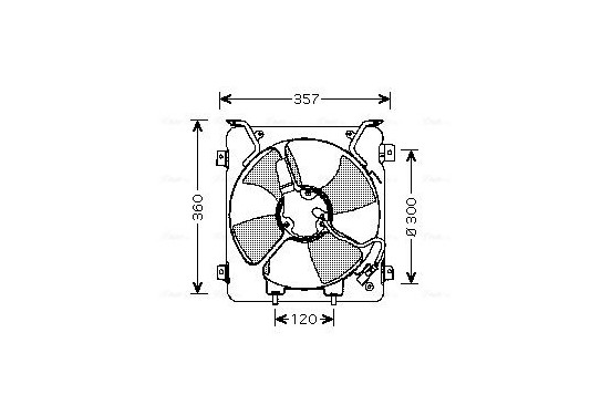 Koelventilator HD7523 Ava Quality Cooling