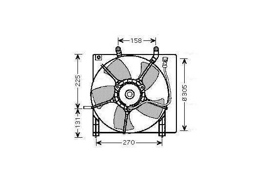 Koelventilator HD7534 Ava Quality Cooling