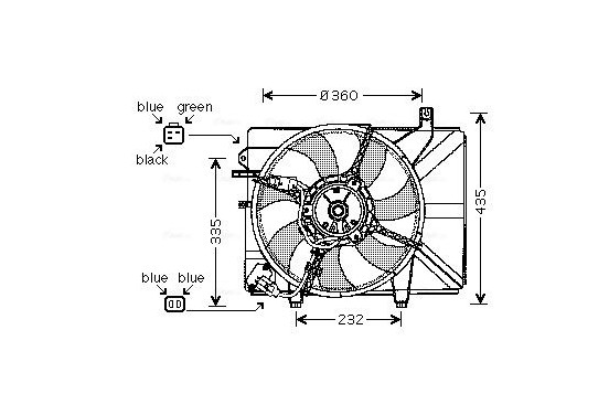 Koelventilator HY7511 Ava Quality Cooling