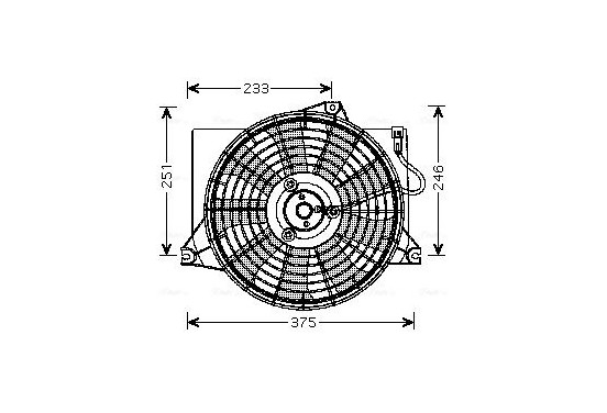 Koelventilator HY7521 Ava Quality Cooling