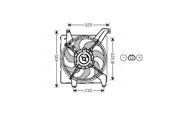 Koelventilator HY7507 Ava Quality Cooling