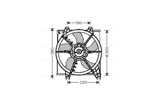 Koelventilator HY7506 Ava Quality Cooling