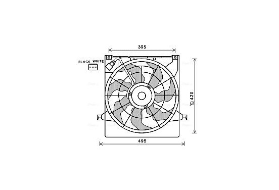 Koelventilator KA7522 Ava Quality Cooling