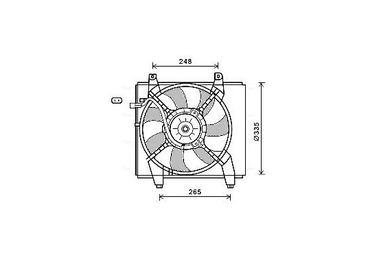 Koelventilator HY7547 Ava Quality Cooling