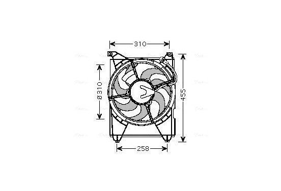 Koelventilator HY7516 Ava Quality Cooling