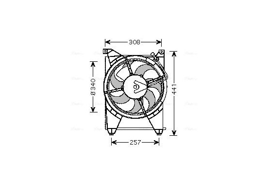 Koelventilator HY7514 Ava Quality Cooling