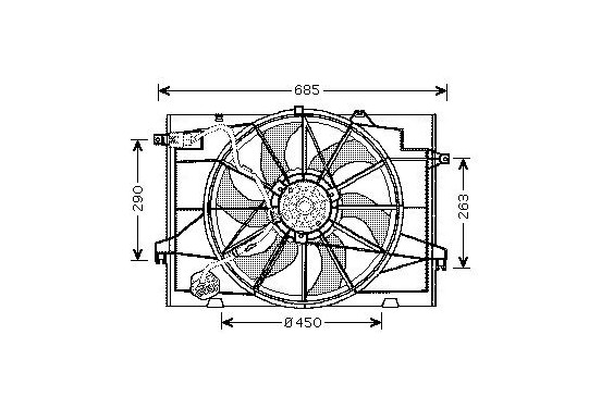 Koelventilator HY7520 Ava Quality Cooling