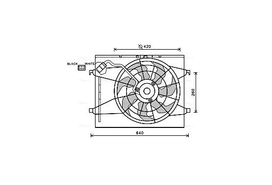 Koelventilator KA7523 Ava Quality Cooling