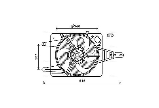 Koelventilator AL7524 Ava Quality Cooling