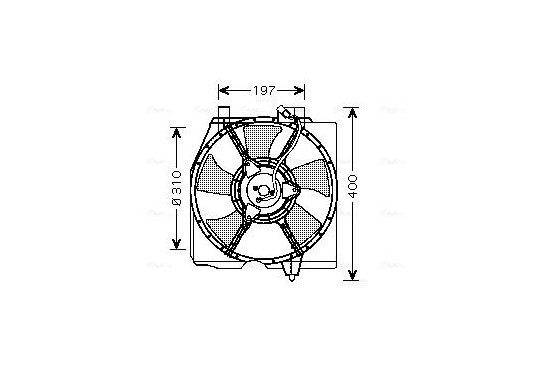 Koelventilator MZ7534 Ava Quality Cooling