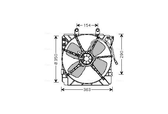 Koelventilator MZ7518 Ava Quality Cooling