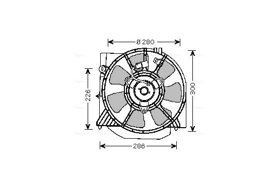 Koelventilator MZ7541 Ava Quality Cooling