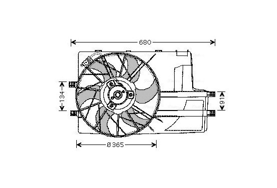 Koelventilator MS7516 Ava Quality Cooling