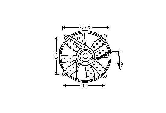 KADER + VENTILATOR  202 LINKS 3030753 International Radiators