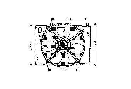 Koelventilator MS7504 Ava Quality Cooling