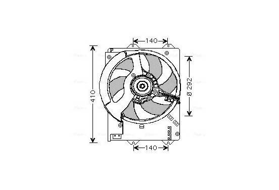 Koelventilator AU7502 Ava Quality Cooling