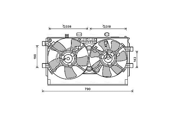 Koelventilator MT7529 Ava Quality Cooling