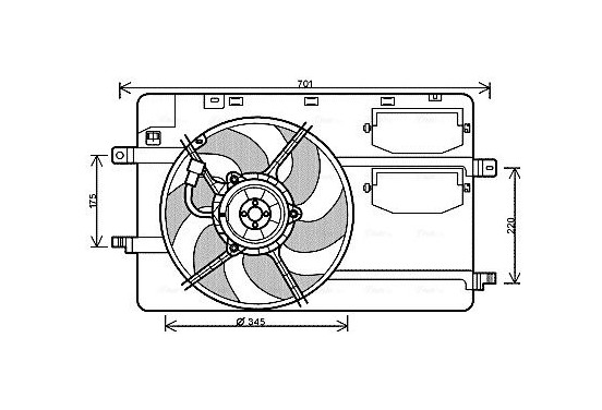 Koelventilator MC7506 Ava Quality Cooling