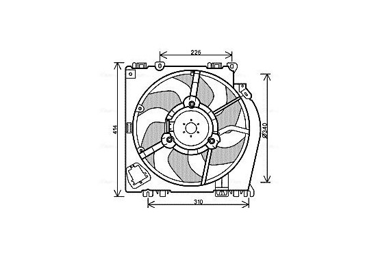 Koelventilator RT7542 Ava Quality Cooling