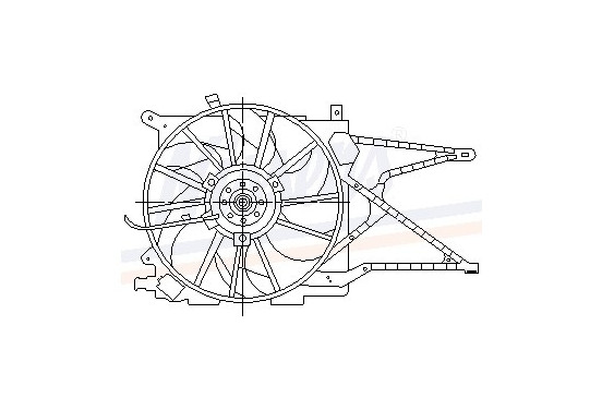 Koelventilator 85175 Nissens