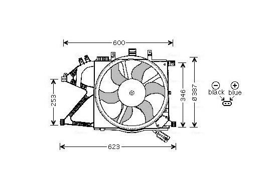 Koelventilator OL7506 Ava Quality Cooling