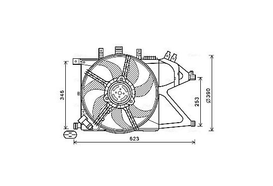 Koelventilator OL7672 Ava Quality Cooling