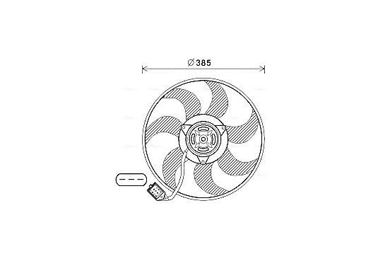 Koelventilator OL7670 Ava Quality Cooling