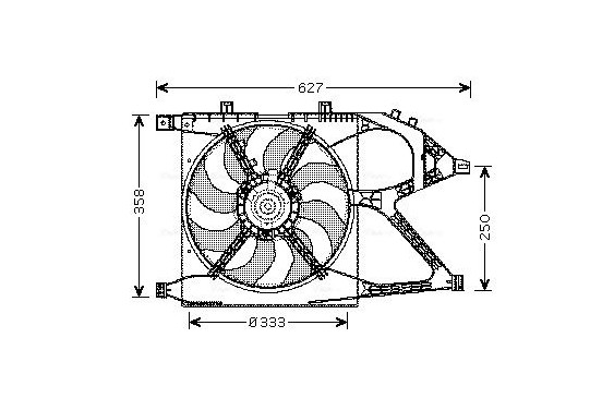 Koelventilator OL7519 Ava Quality Cooling