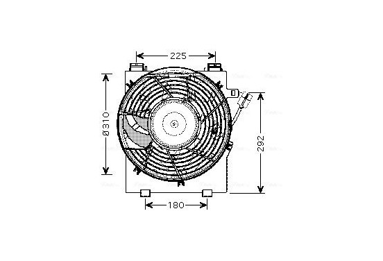 Koelventilator OL7518 Ava Quality Cooling