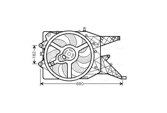 Koelventilator OL7513 Ava Quality Cooling