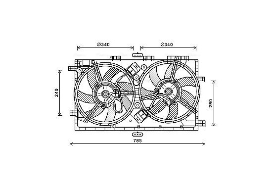 Koelventilator OL7641 Ava Quality Cooling