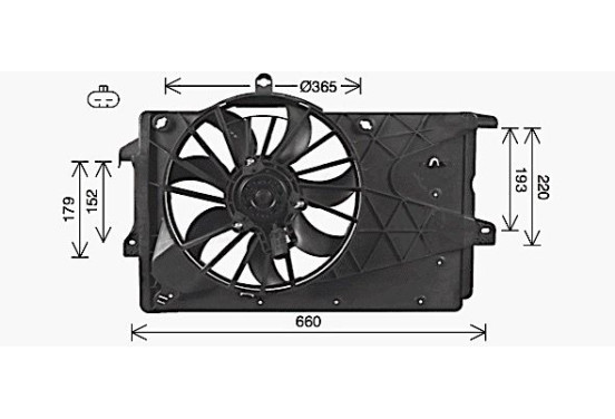 Koelventilator OL7527 Ava Quality Cooling