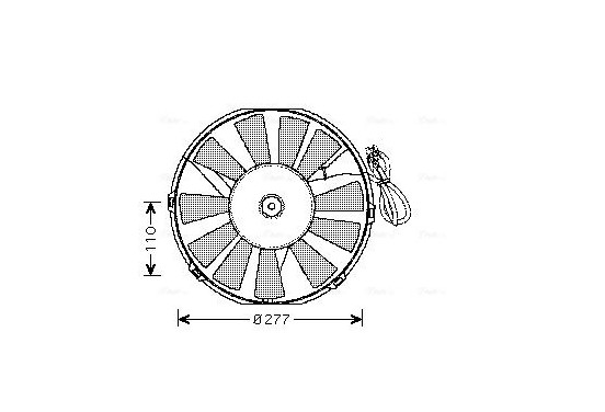 Koelventilator OL7523 Ava Quality Cooling