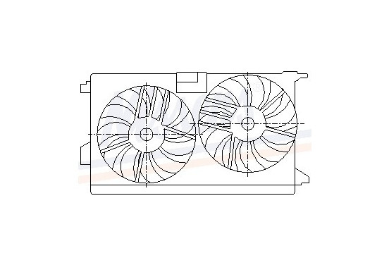 Koelventilator 85523 Nissens