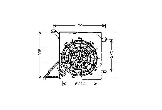 Koelventilator OL7534 Ava Quality Cooling