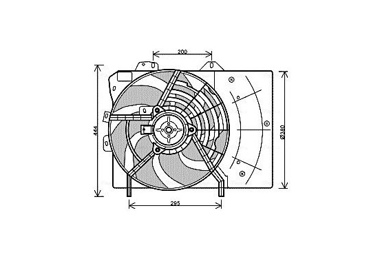 Koelventilator PE7539 Ava Quality Cooling