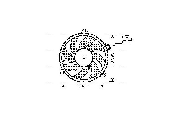 Koelventilator PE7524 Ava Quality Cooling