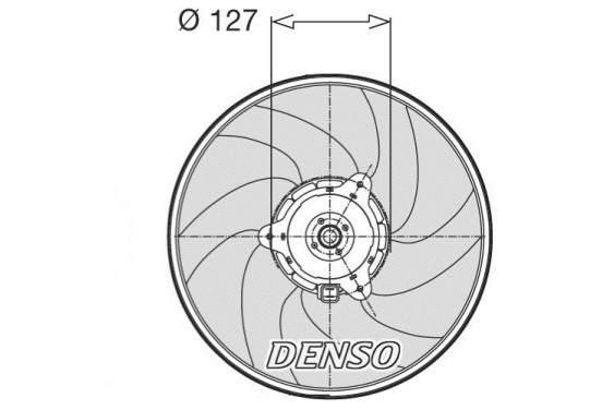 Koelventilator DER21003 Denso